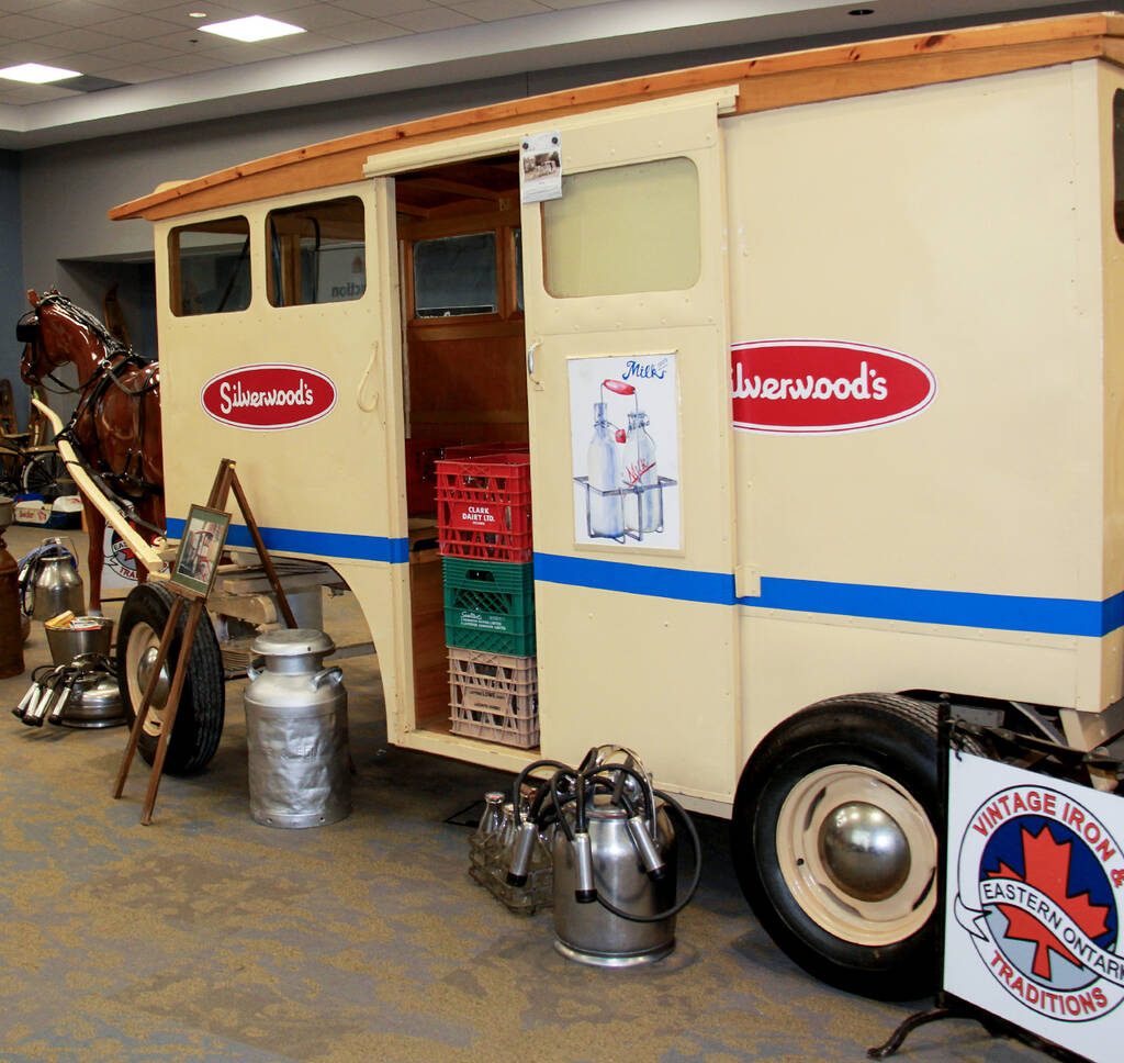 The Vintage Iron and Traditions Eastern Ontario group provide a glimps into agriculture's past with a display of artifacts related to early Eastern Ontario rural life. Photo:Ottawa Valley Farm Show