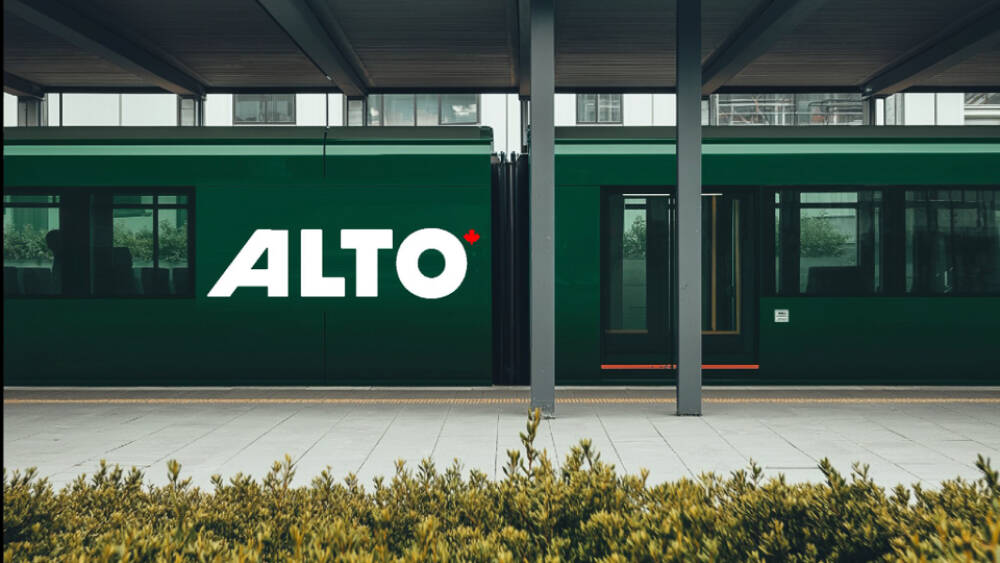 A 3D rendering of an Alto high speed rail car. Photo:Supplied/Alto
