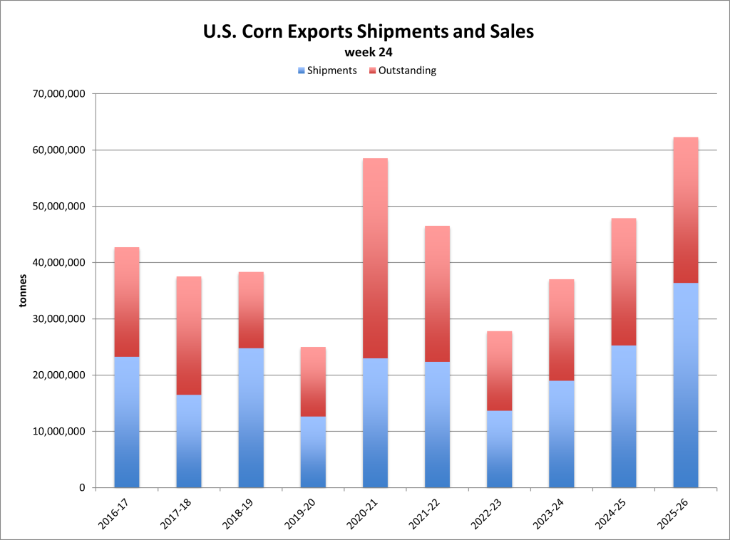 Corn Exports Lead the Way