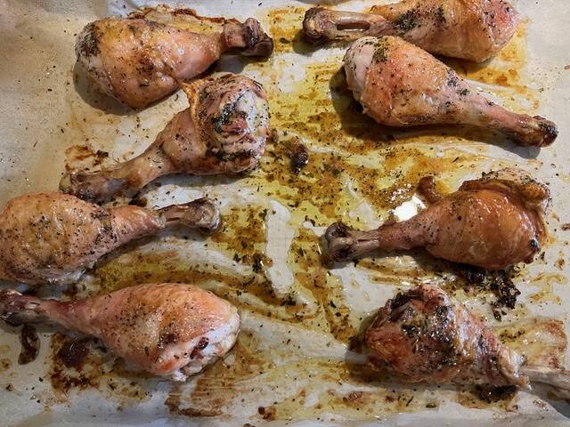 sheet pan drumsticks