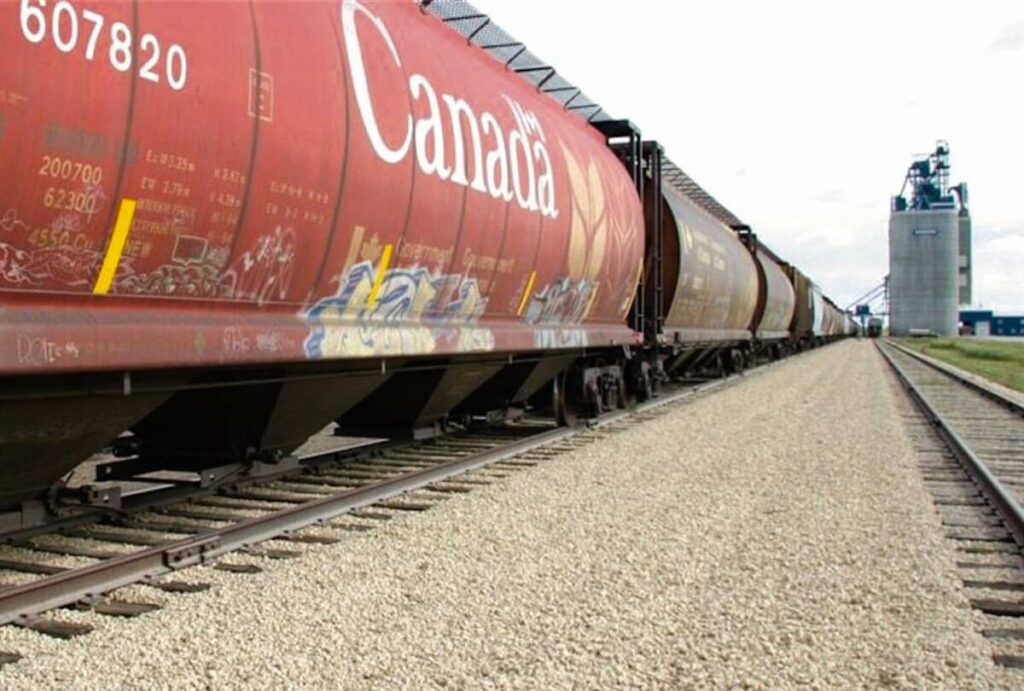 Strong grain shipments by rail offset freight losses in 2025