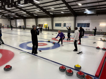 Curling action photo