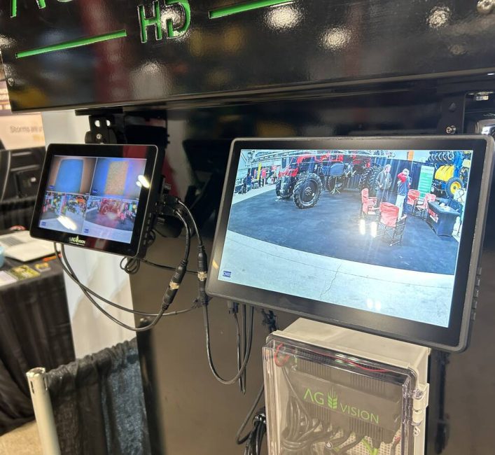 AgVision HD monitors, 10-inch on left and 12-inch on right. Photo: Janelle Rudolph