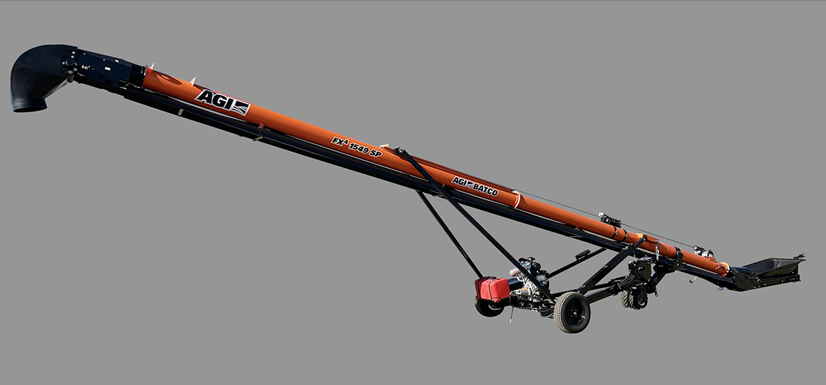 A promotional photo of AGI's new FX4 18S conveyor.