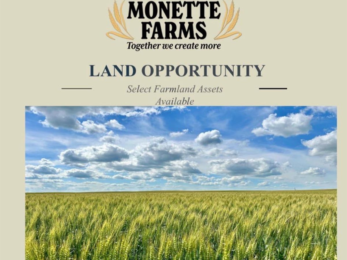 An online ad for Monette Farms advertising a 