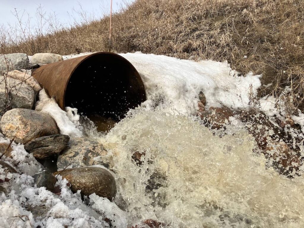 Spring melt in the Qu