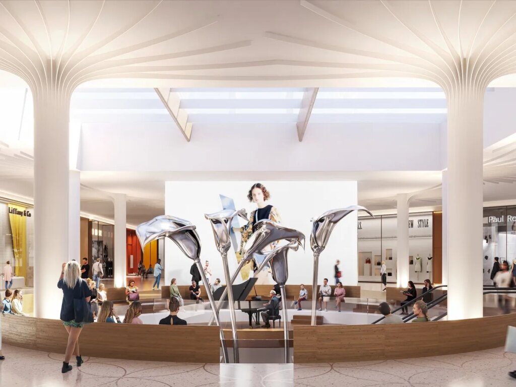Rendering of the new Oakridge Park shopping centre. 