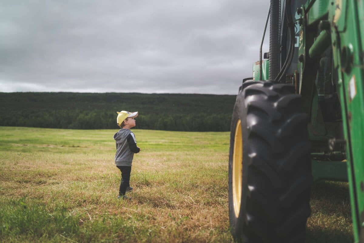 CASA says young children are often curious about farm machinery, but their size and limited awareness make supervision and clear boundaries essential. PHOTO: Stephen Andrews, Unsplash