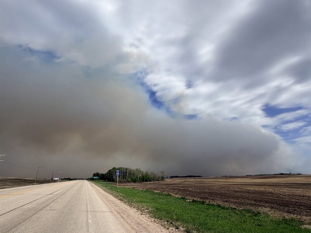 Wildfire near Shellbrook continues to grow