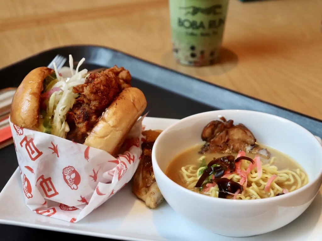 Menu items from local legend DownLow Chicken.